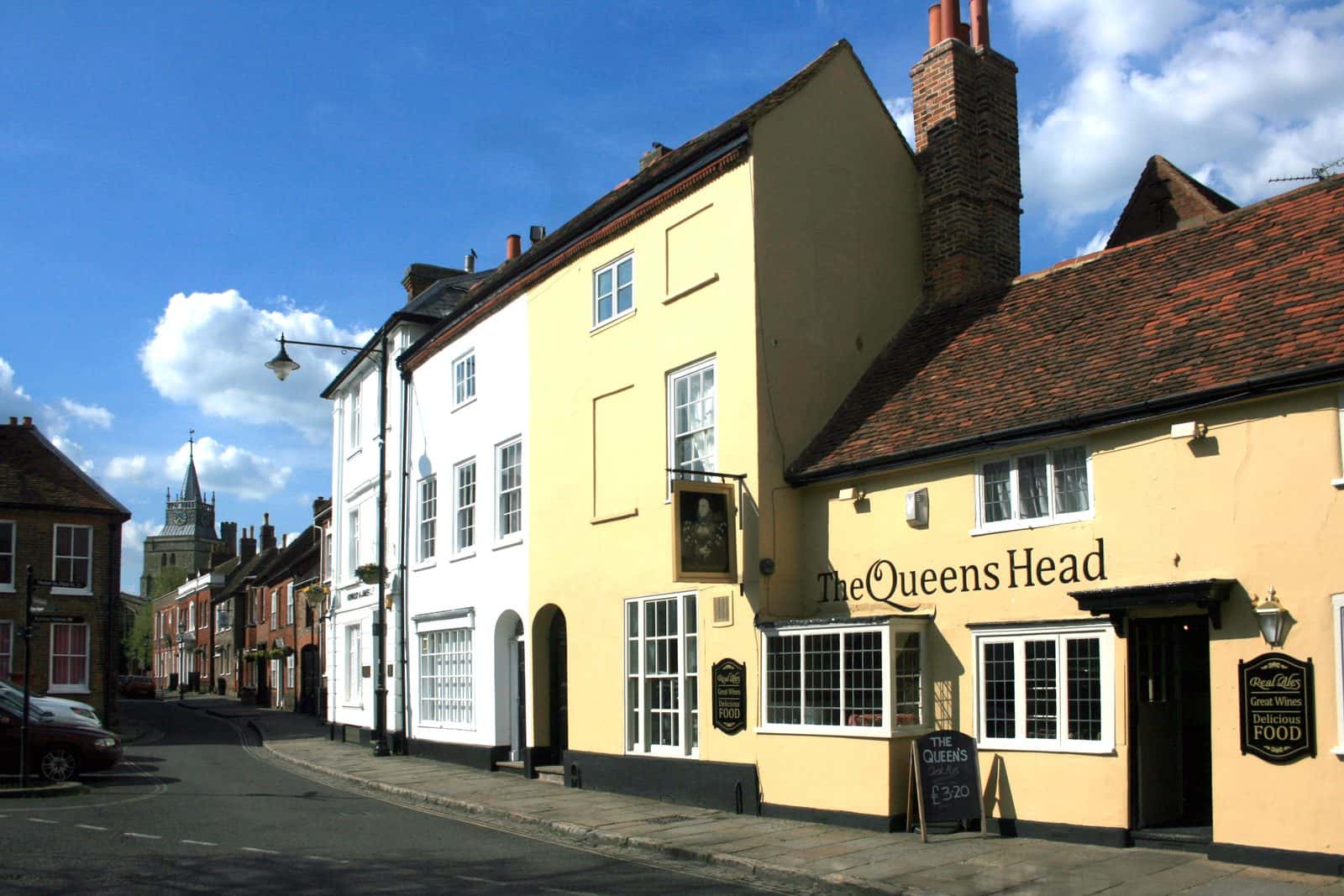 the Queen's Head in Temple Square, Aylesbury, Buckinghamshire