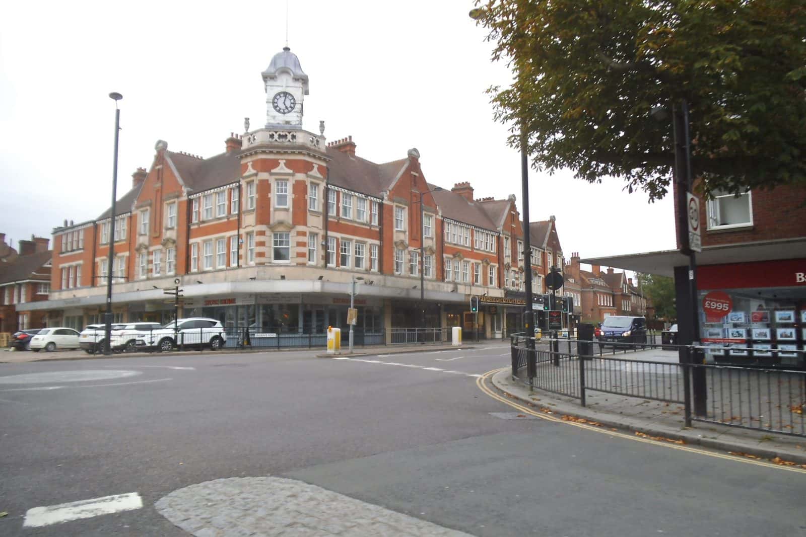 Brentwood High Street at Ingrave Road, Essex