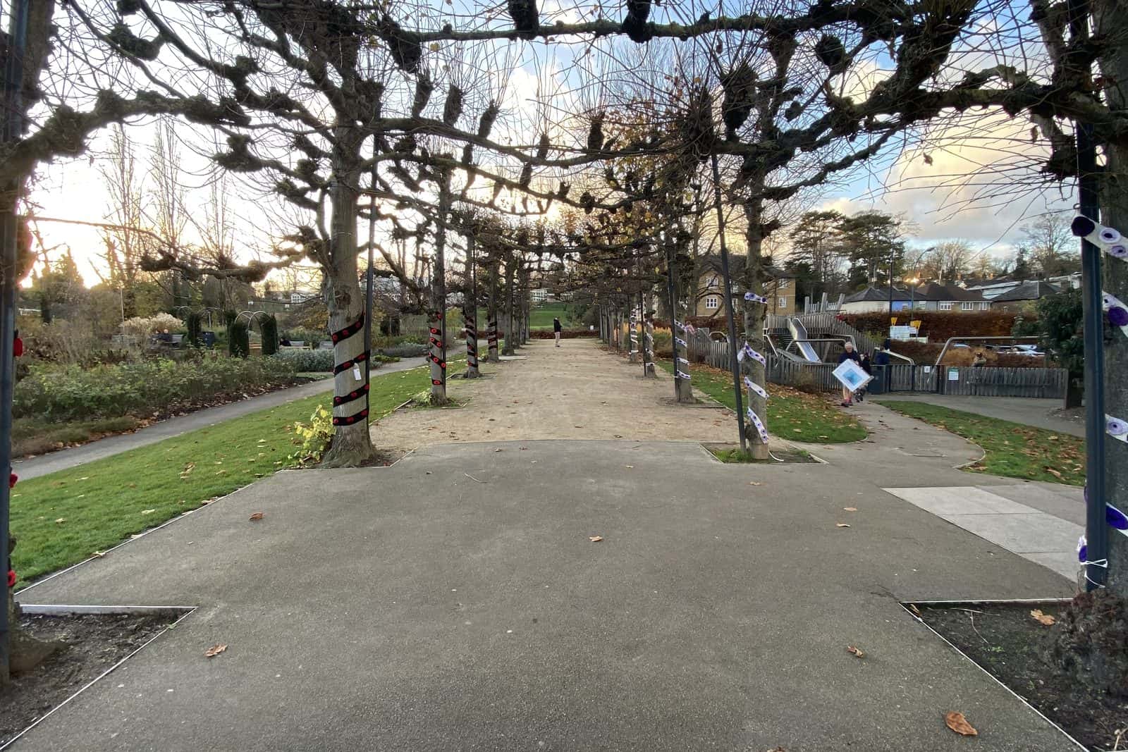 the Jellicoe Water Gardens, Hemel Hempstead, Hertfordshire