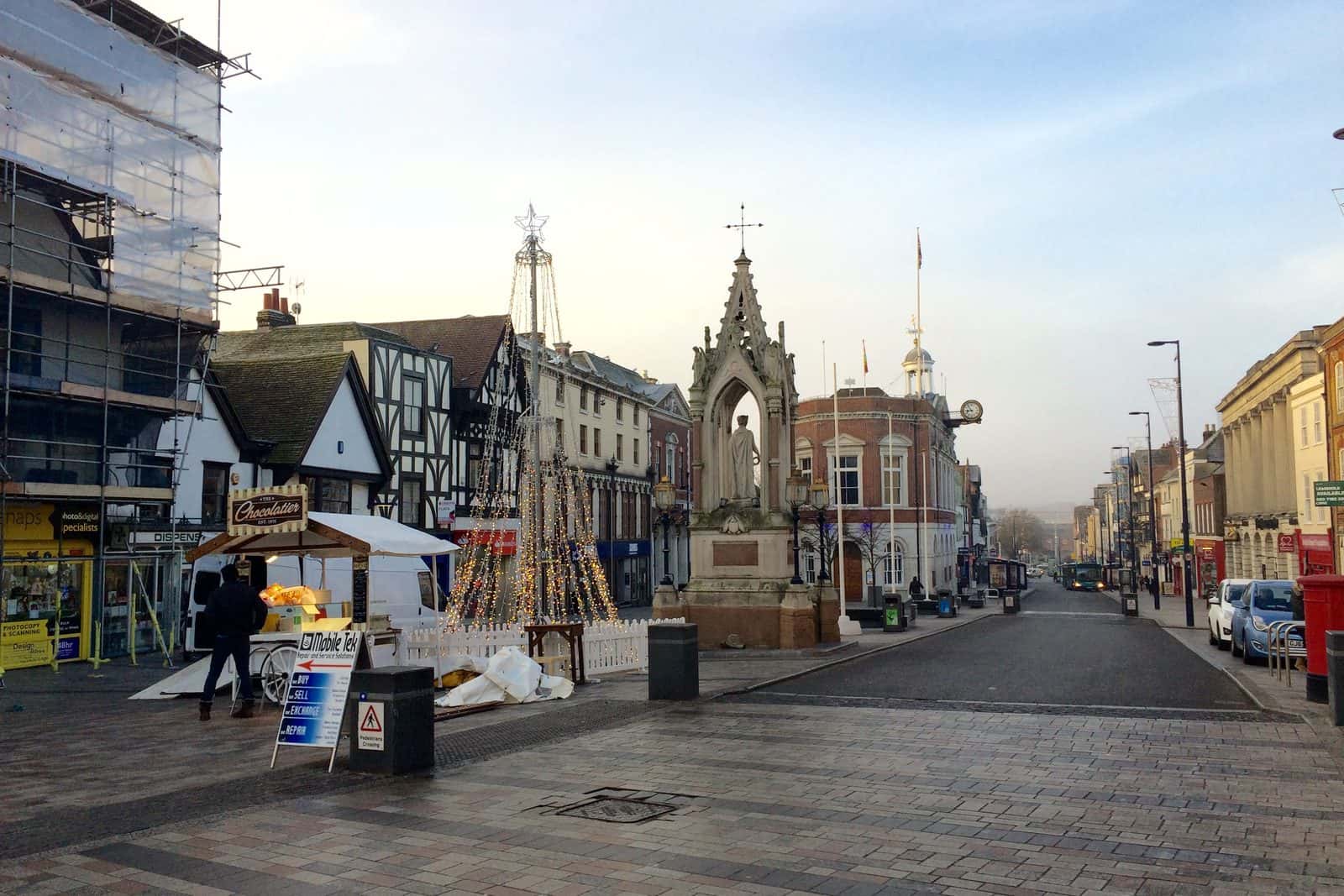Jubilee Square on Maidstone High Street, Kent