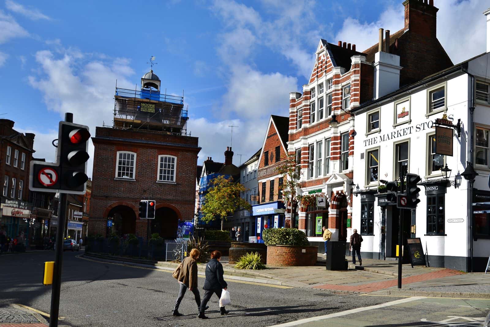 the Old Town Hall on Reigate High Street, Surrey