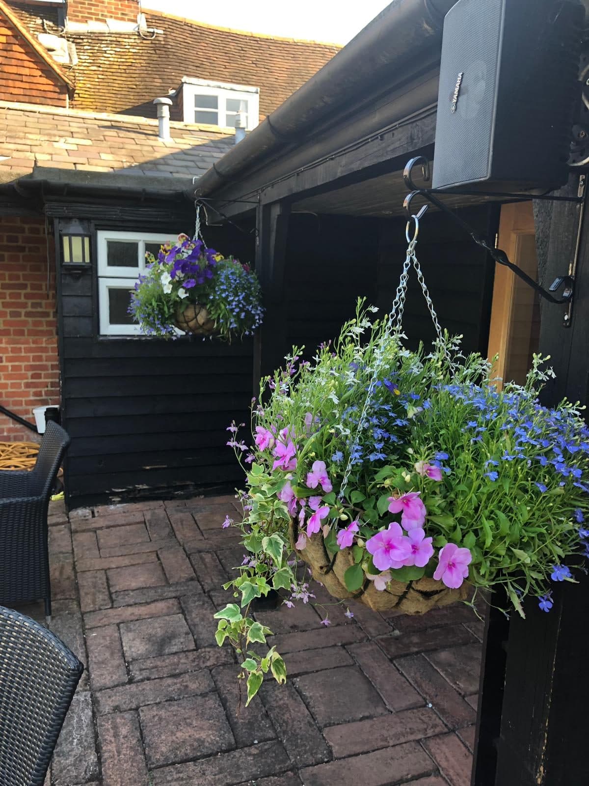 Hanging Basket Outside Pub